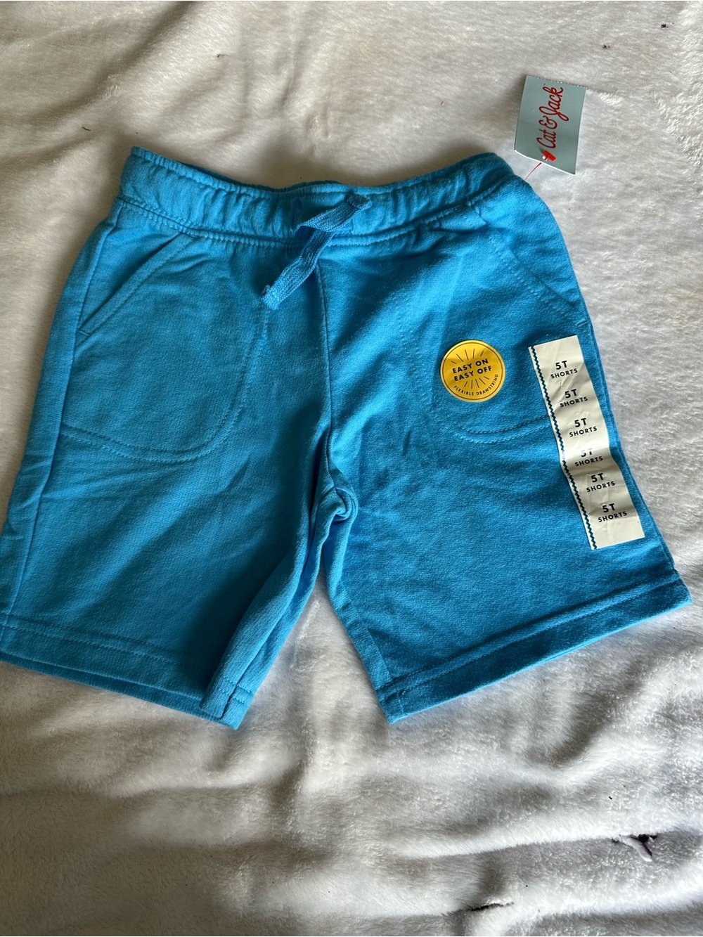 Cat & Jack Turquoise Blue Kids' Pull-On Shorts